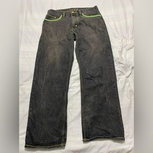 COOGI Country Club Men’s Blue Jean Size 36X34 Embroidered Patches